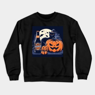 Halloween Cat #2 Crewneck Sweatshirt